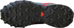 Осенние мужские кроссовки трекинговые Salomon Speedcross 3 A-2054 Red Black.