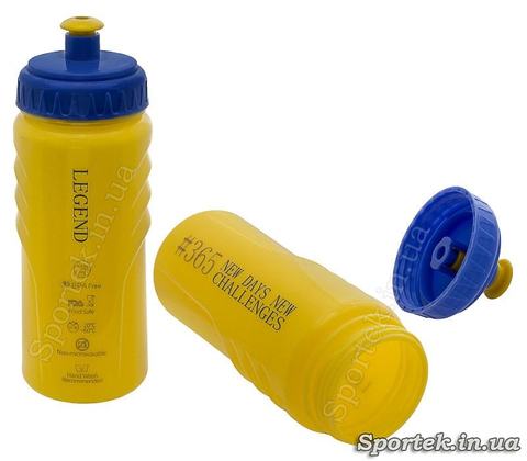 Спортивная бутылка для воды LEGEND SP-Planeta 365 NEW DAYS 500 мл FI-5957