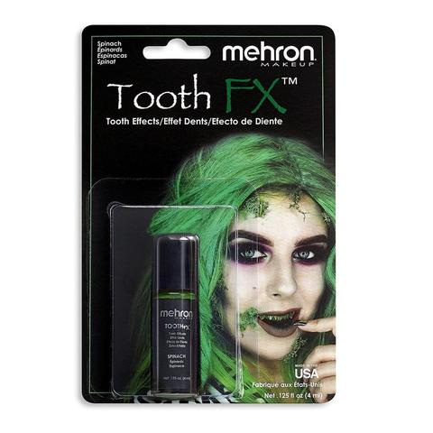 MEHRON Фарба для зубів Tooth FX with Brush for Special Effects - Spinach (Шпинат), 4 мл