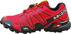 Летние кроссовки для треккинга мужские Salomon Speedcross 3 A-2054 Red Black.