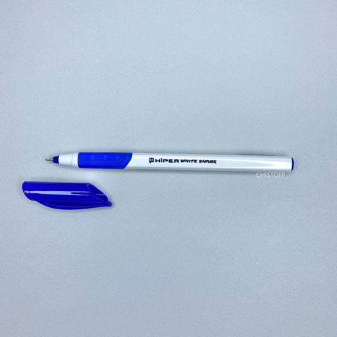 Ручка гелеевая Hiper White Shark синяя (HG-811)