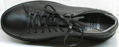 Спортивные мужские туфли кроссовки натуральная кожа демисезонные Ikoc 1725-1 Black.