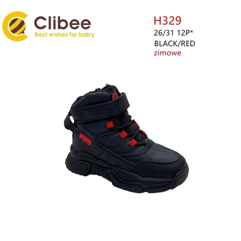 Clibee (зима) H329 Black/Red 26-31