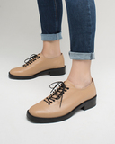 Туфлі шкіряні коричневого кольору на шнурках Katarina Ivanenko фото 4
