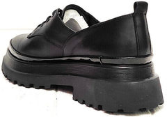 Женские закрытые туфли на низком каблуке Marani magli M-237-06-18 Black.