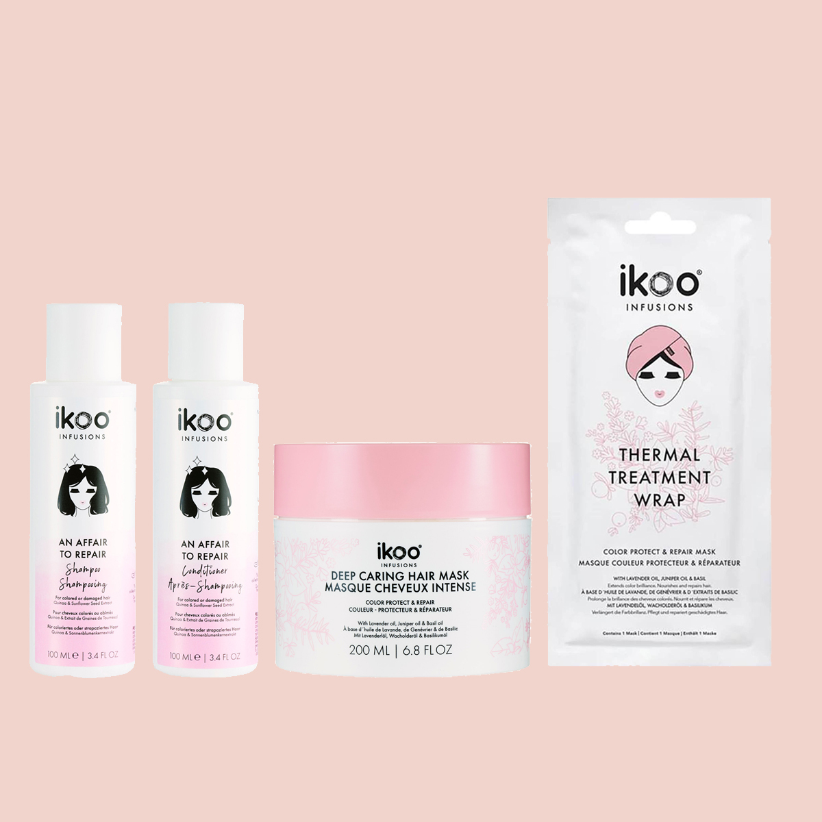 Тревел-сет ikoo для интенсивного восстановления волос | ikoo Colour ritual 