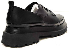 Стильные женские туфли на платформе и толстом каблуке Marani magli M-237-06-18 Black.