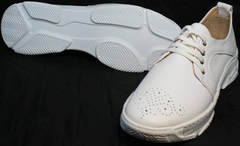 Летние спортивные туфли женские купить Derem 18-104-04 All White