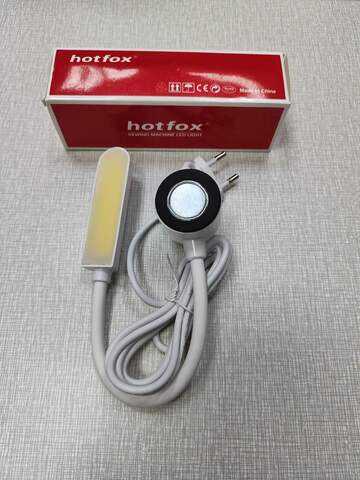 Світильник магнітний для промислової швейної машини світлодіодний HOTFOX H-30D 3W, 220V | Soliy.com.ua