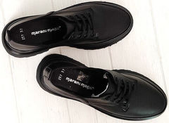Демисезонные туфли закрытые женские Marani magli M-237-06-18 Black.