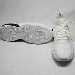 Спортивные туфли кроссовки сетка женские El Passo KY-5 White.