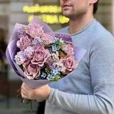 Photo of Delicate bouquet with lilac «Lavender Shade»