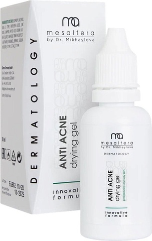 MESALTERA by Dr. Mikhaylova, Anti Acne Drying Gel |Гель подсушивающий воспалительные элементы ,30 мл