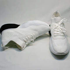 Белые женские кроссовки сетка El Passo KY-5 White.