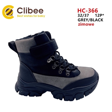 Clibee (зима) HC366 Grey/Black 32-37