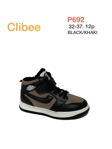 Clibee (зима) P692-1 Black/Khaki 32-37