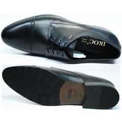 Мужские туфли на свадьбу Икос 2235-1 black
