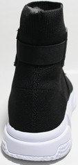 Модные кроссовки хайтопы. Черные кроссовки носки. Летние кроссовки женские Nike vogue