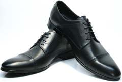 Демисезонные туфли мужские Икос 2235-1 black