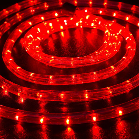 Красный дюралайт 10 метров готовый отрезок набор шланга LED