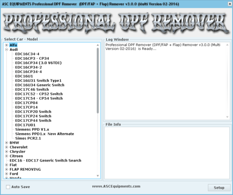 Professional DPF \ FAP - EGR - FLAP Remover 2016