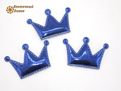Мягкие короны средние синие № 1
