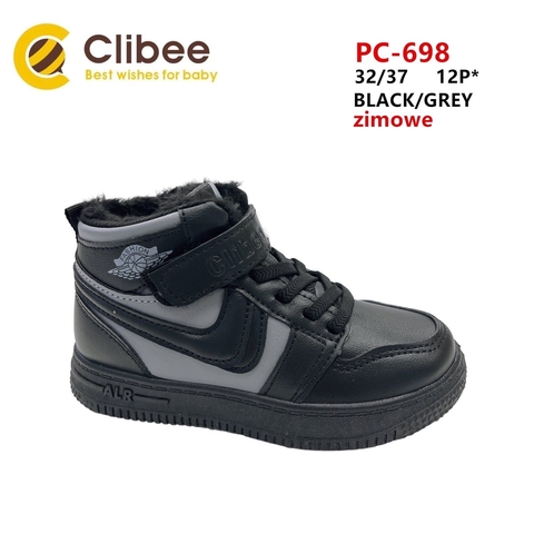 Clibee (зима) PC698 Black/Grey 32-37