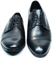 Кожаные мужские туфли Икос 2235-1 black.