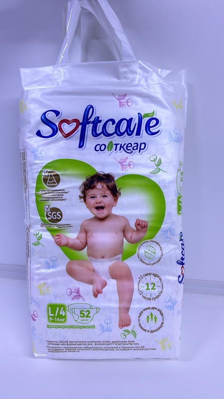 Подгузники Softcare L 9-14кг 52шт