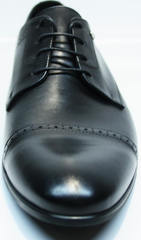 Мужские осенние туфли Икос 2235-1 black.
