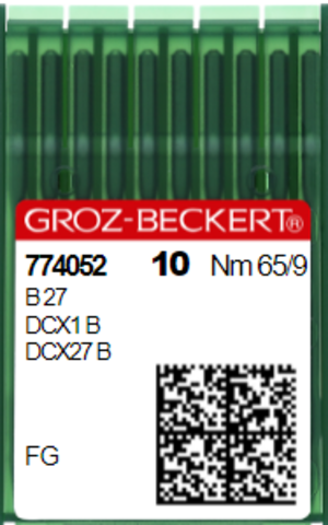 Игла швейная промышленная  для оверлока Groz Beckert B27/DC*27 №65 FG/SUK | Soliy.com.ua