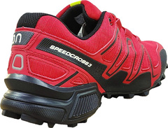 Дышащие кроссовки летние мужские Salomon Speedcross 3 A-2054 Red Black.