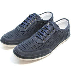 Летние кроссовки сникерсы мужские Vitto Men Shoes 3560 Navy Blue.