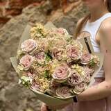 Photo of Fantastic bouquet with Notre Dame spray peony roses «Paris Summer»