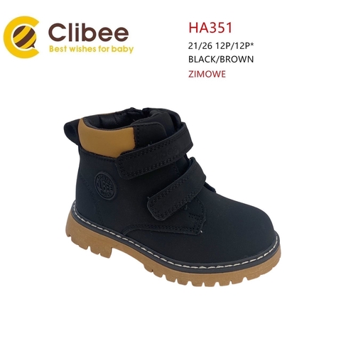 Clibee (зима) HA351 Black/Brown 21-25
