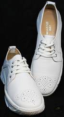 Купить белые кроссовки женские летние Derem 18-104-04 All White.