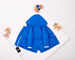 Куртка парка детская демисезонная голубая