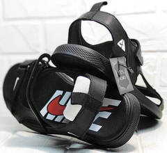 Босоножки nike сандалии кожаные мужские Nike 40-3 Leather Black.