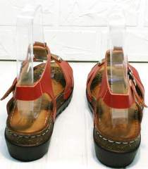 Женские кожаные сандалии на танкетке Rifellini Rovigo 375-1161 Rad.