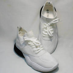Сникерсы кроссовки для повседневной ходьбы женские El Passo KY-5 White.