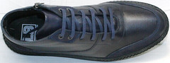 Стильные ботинки мужские кожаные Luciano Bellini BC2802 L Blue.