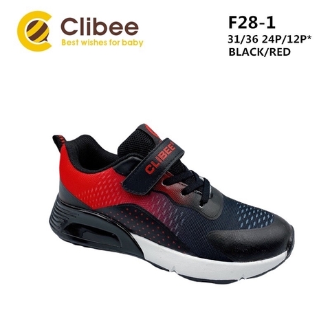 Clibee F28-1 Black/Red 31-36