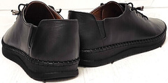 Модные кроссовки мокасины женские черные smart casual EVA collection 151 Black.