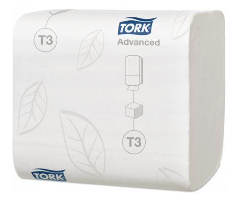 Туалетная бумага листовая Tork Advanced 2сл. (242 шт.) (114271)
