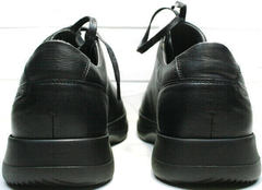 Удобная обувь для долгой ходьбы. Мужские кроссовки черного цвета осень весна Ikoc 1725-1 Black.