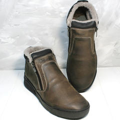 Мужские ботинки из натуральной кожи Rifellini Rovigo 046 Brown Black