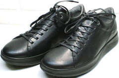 Мужские модные кеды кроссовки осень Ikoc 1725-1 Black.