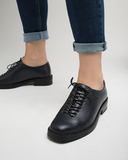 Туфли кожаные черные на шнурках Katarina Ivanenko фото 4