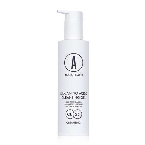ANGIOPHARM ГЕЛЬ ДЛЯ УМЫВАНИЯ С АМИНОКИСЛОТАМИ ШЕЛКА, 200 МЛ | SILK AMINO ACIDS CLEANSING GEL