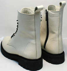 Теплые женские ботинки на зиму Ari Andano 740 Milk Black.